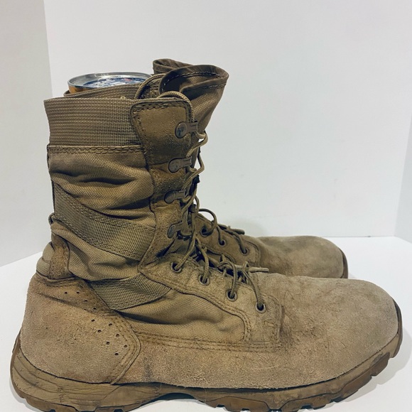 Tactical Research Military Boot Size 13 Tactical Boots Brown - Picture 2 of 9